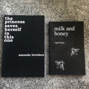 book bundle: milk and honey & the princess..